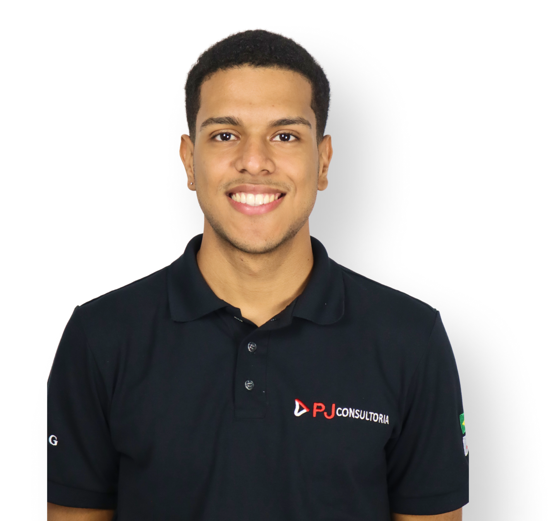 Profissional sorrindo - PJ Consultoria