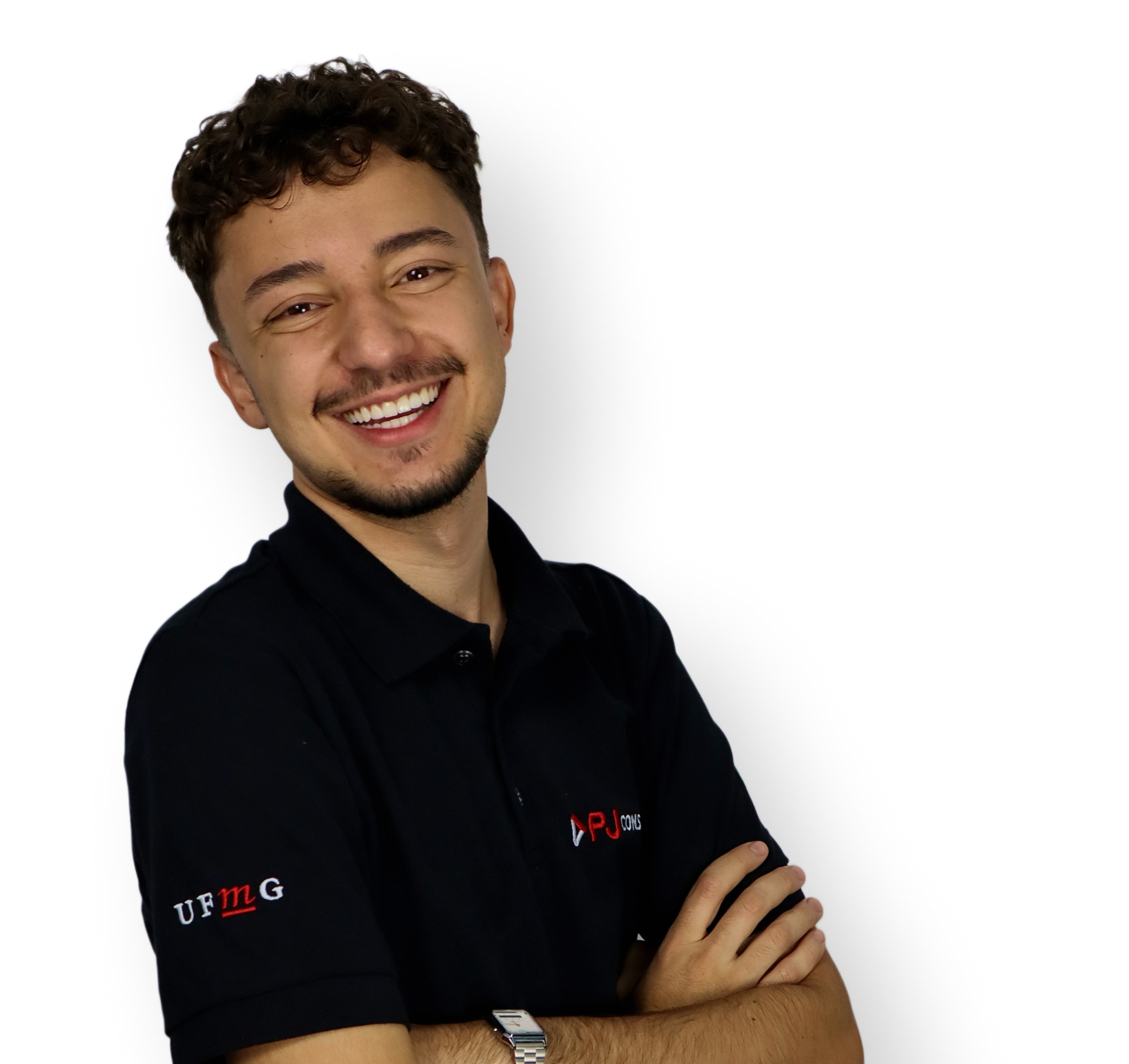 Profissional sorrindo - PJ Consultoria